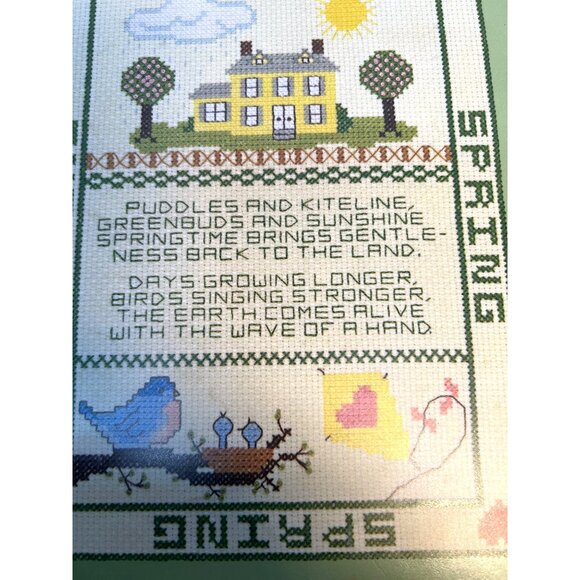 Winter & Spring Cross Stitch Patterns By Gloria & Pat For All Seasons - Picture 4 of 4